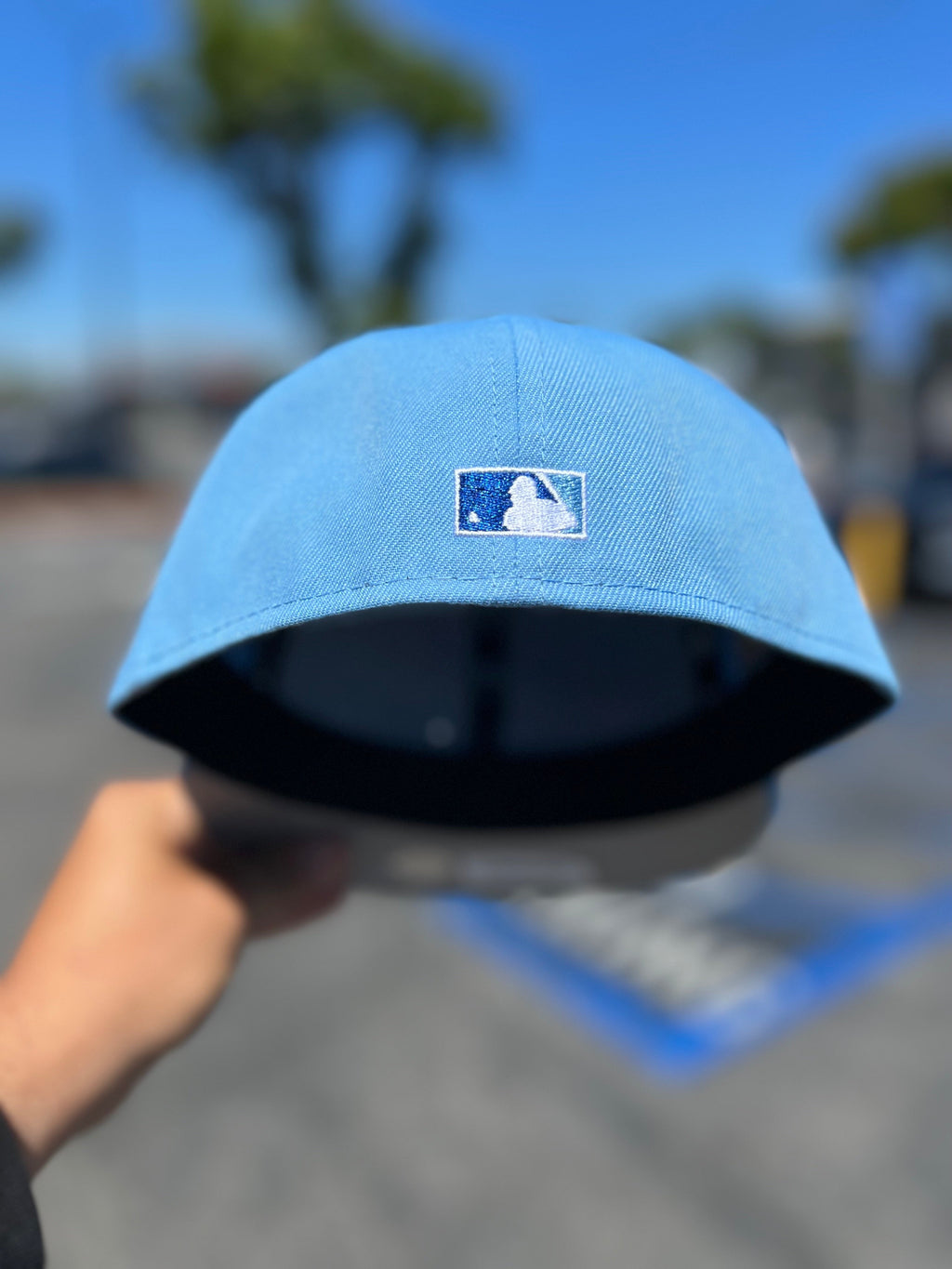 Los Angeles Dodgers Sky Blue Script 5950