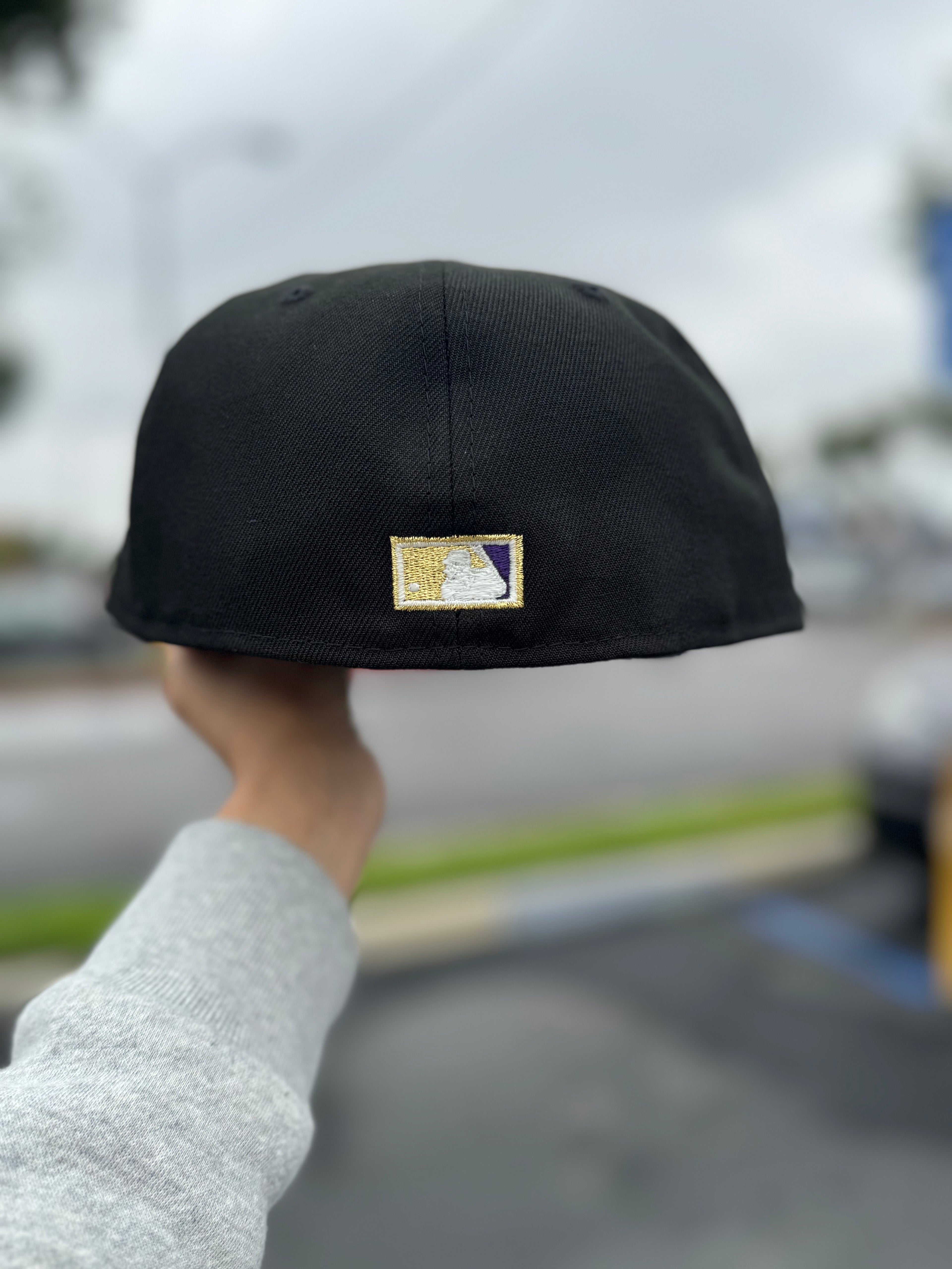 Los Angeles Dodgers Black / Purple Script 5950