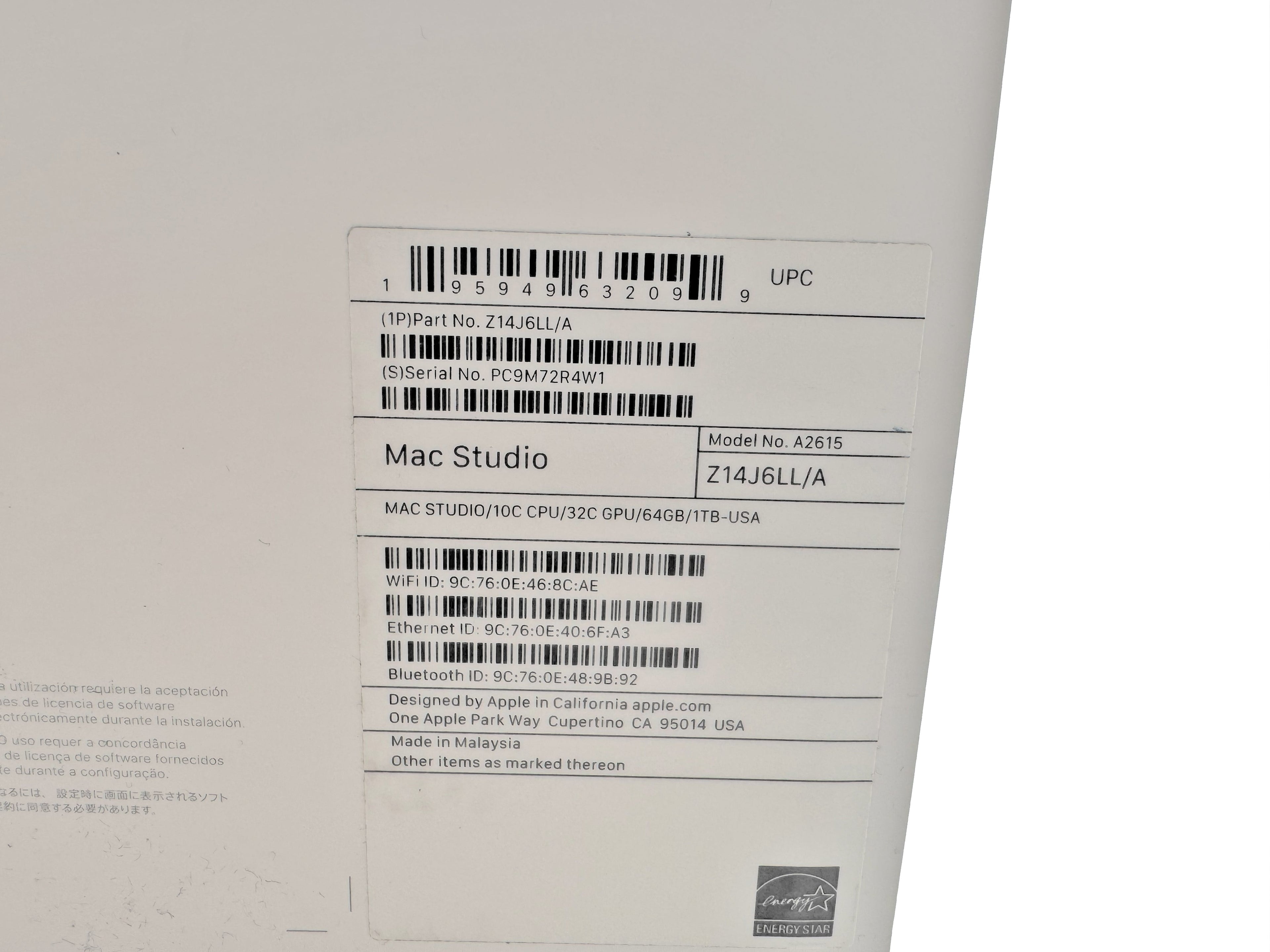 Mac Studio (2022) – Apple M1 Max 32-Core GPU – 64GB RAM 1TB SSD | Brand New
