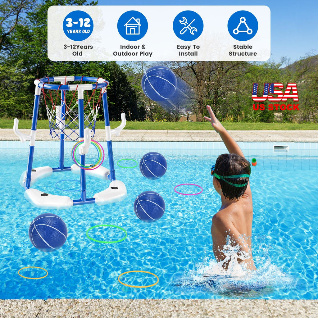 GBruno Floating Pool Basketball Game for Kids
