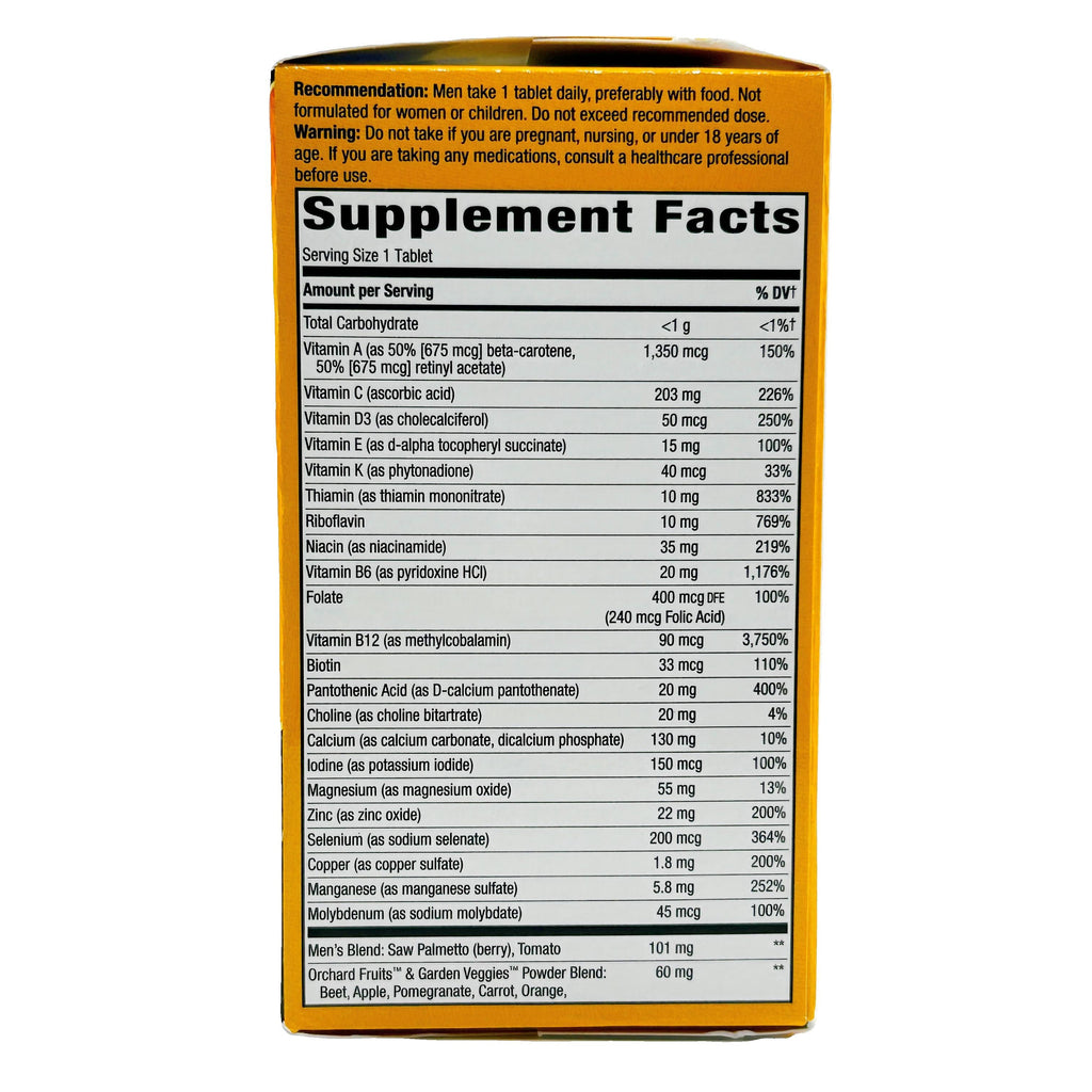 Nature’s Way Alive! Men’s 50+ Ultra Multivitamin – 60 Tablets