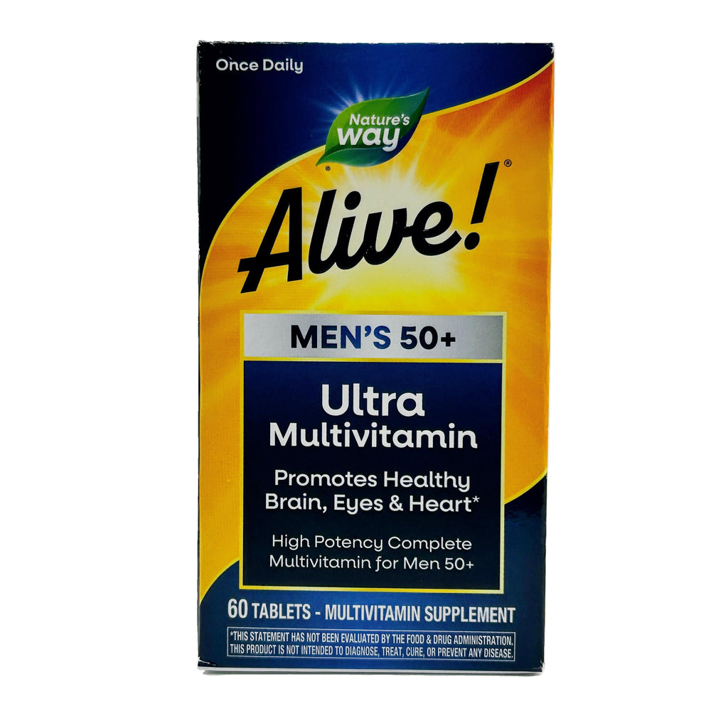 Nature’s Way Alive! Men’s 50+ Ultra Multivitamin – 60 Tablets