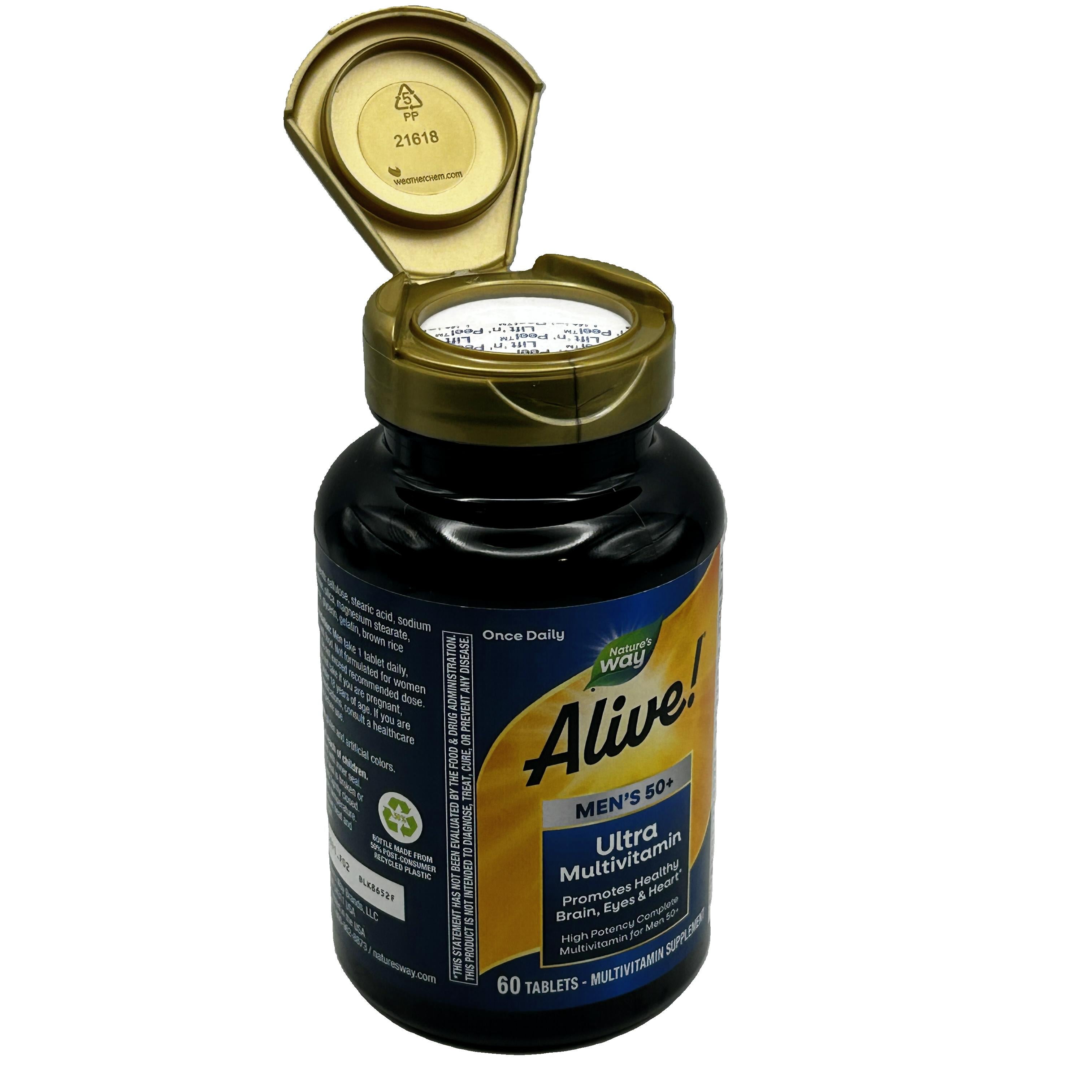 Nature’s Way Alive! Men’s 50+ Ultra Multivitamin – 60 Tablets