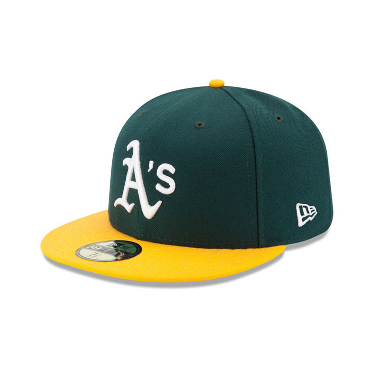 NEW ERA AUTHENTIC COLLECTION OAKLAND ATHLETICS ON-FIELD FITTED HOME HAT 70361054