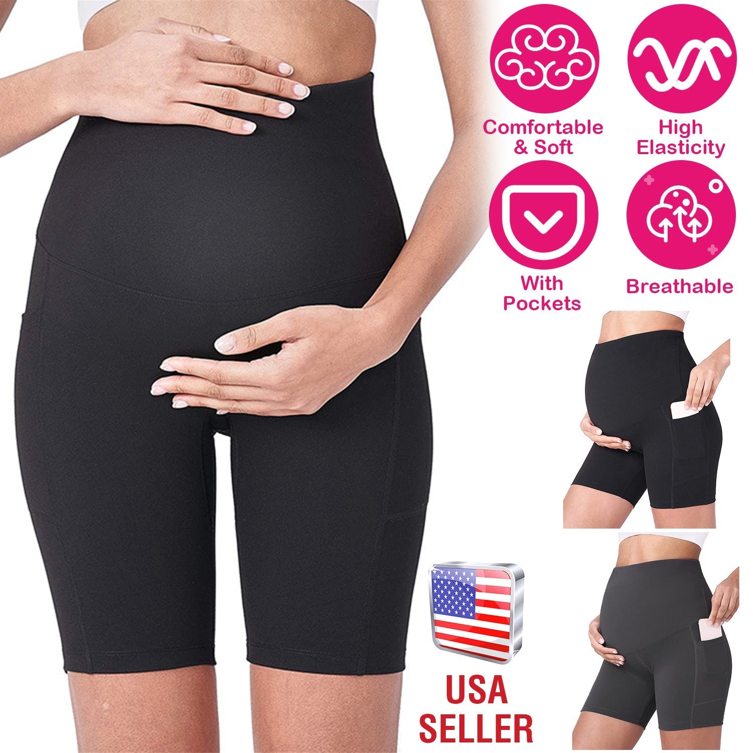GBruno Women Maternity Shorts