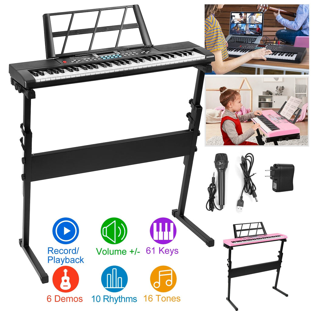 GBruno 61 Keys Digital Music Electronic Keyboard