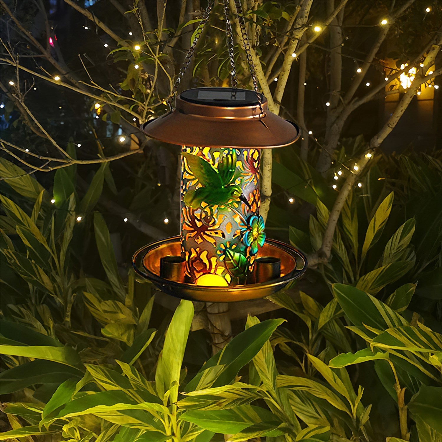 GBruno Solar Bird Feeder