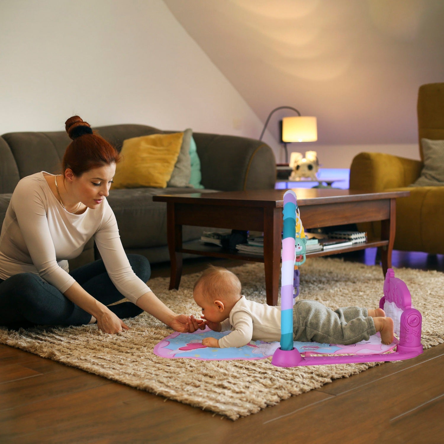 GBruno 2 In 1 Baby Gym Play Mat