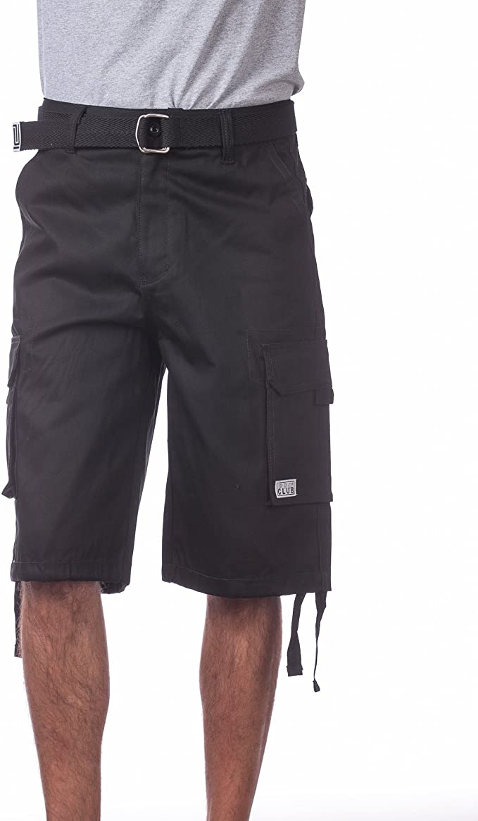 Pro Club Men's Cotton Twill Cargo Shorts