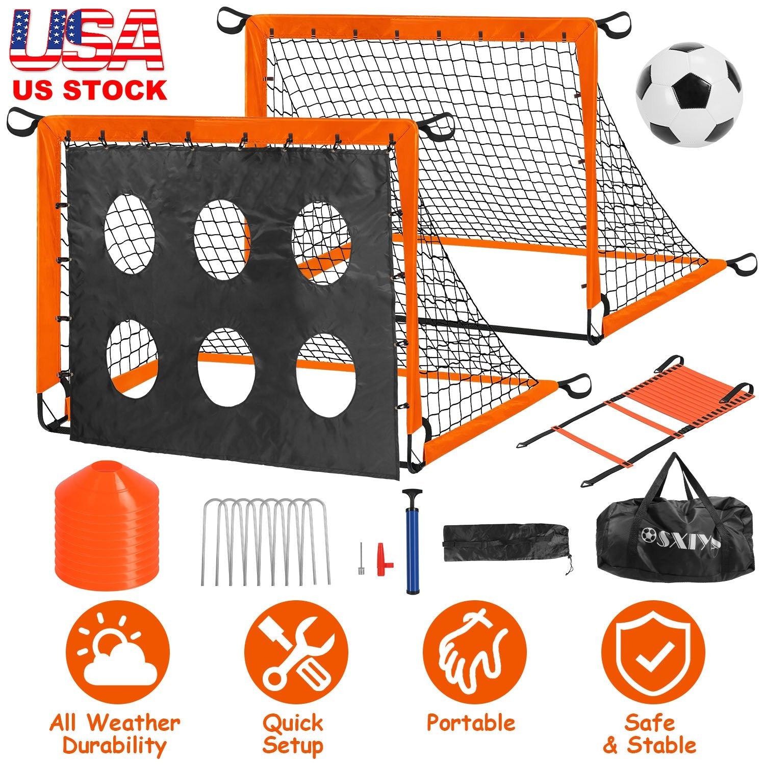 GBruno Kids Soccer Goal Set with Accessories