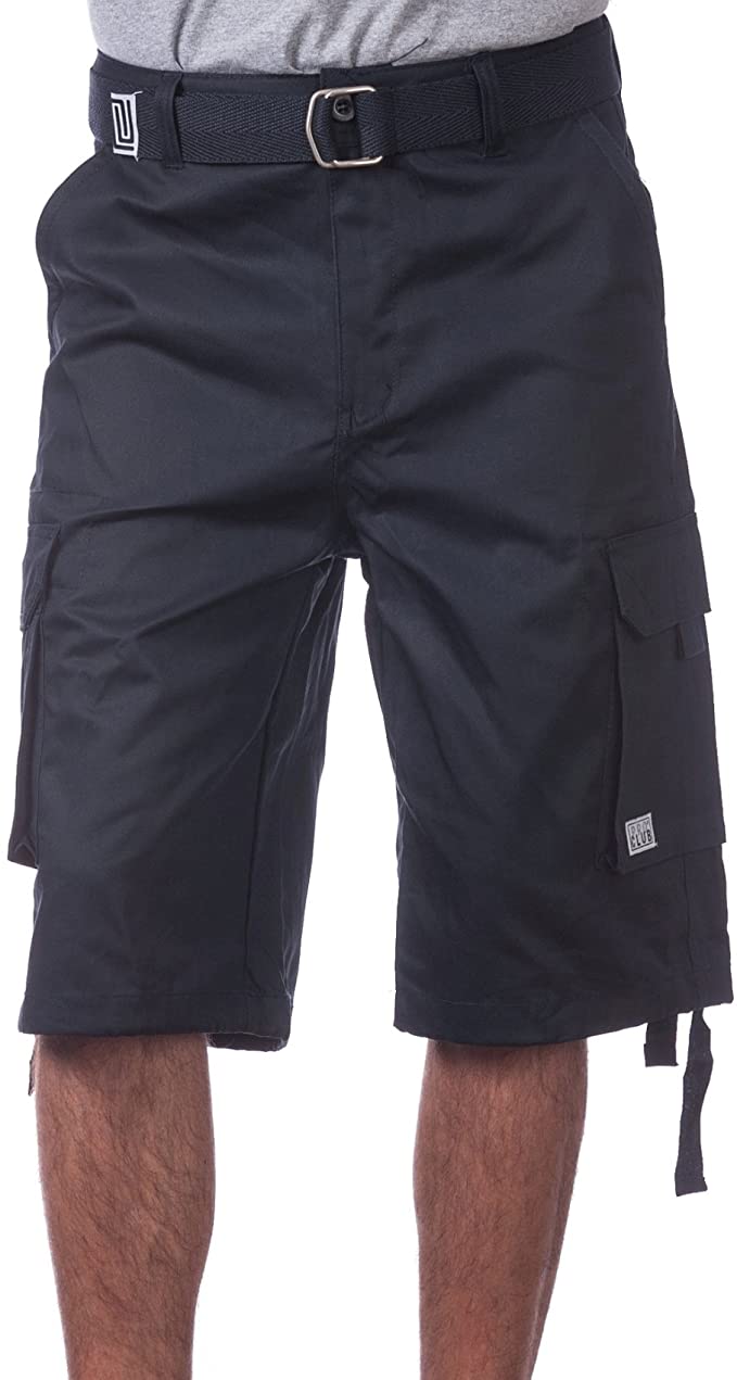 Pro Club Men's Cotton Twill Cargo Shorts