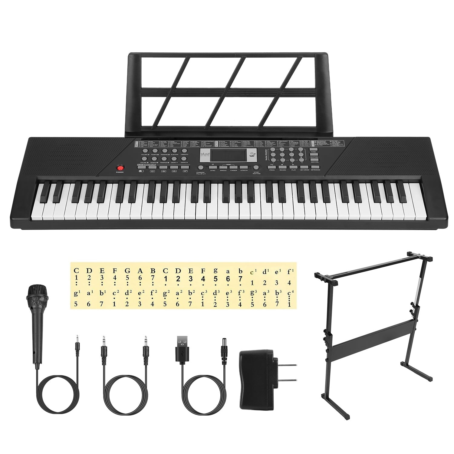 GBruno 61 Keys Digital Music Keyboard