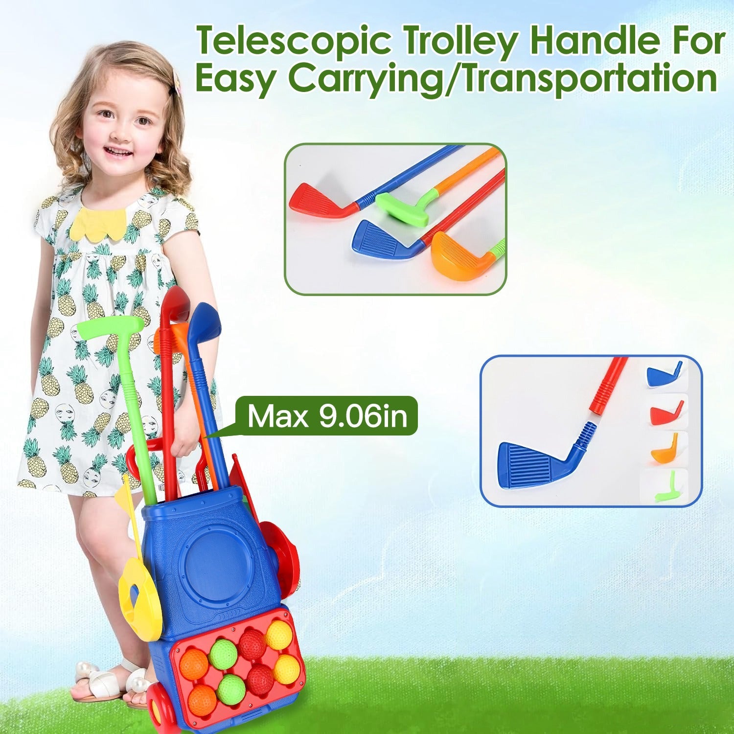 GBruno Toddler Golf Clubs Set Kids