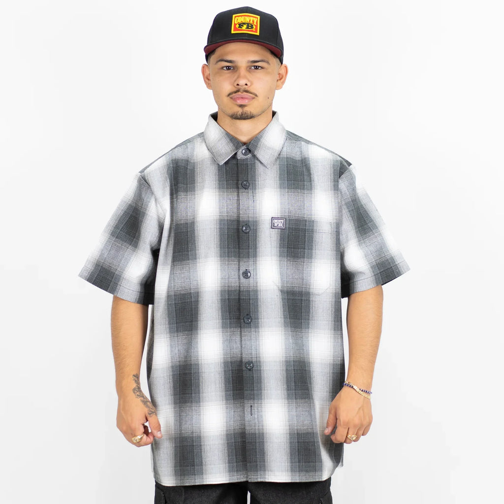 FB County Short Sleeve Checker Flannel Shirt