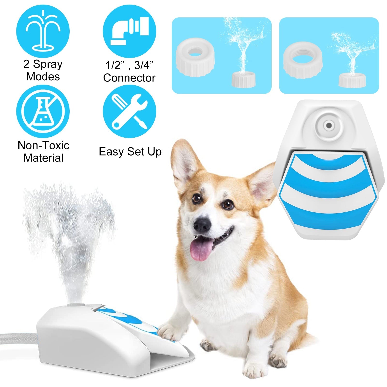 GBruno Outdoor Dog Water Fountain