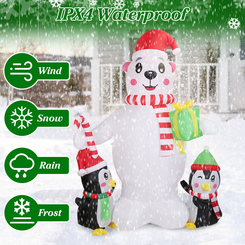 GBruno 5.9FT Christmas Inflatable Outdoor Decoration