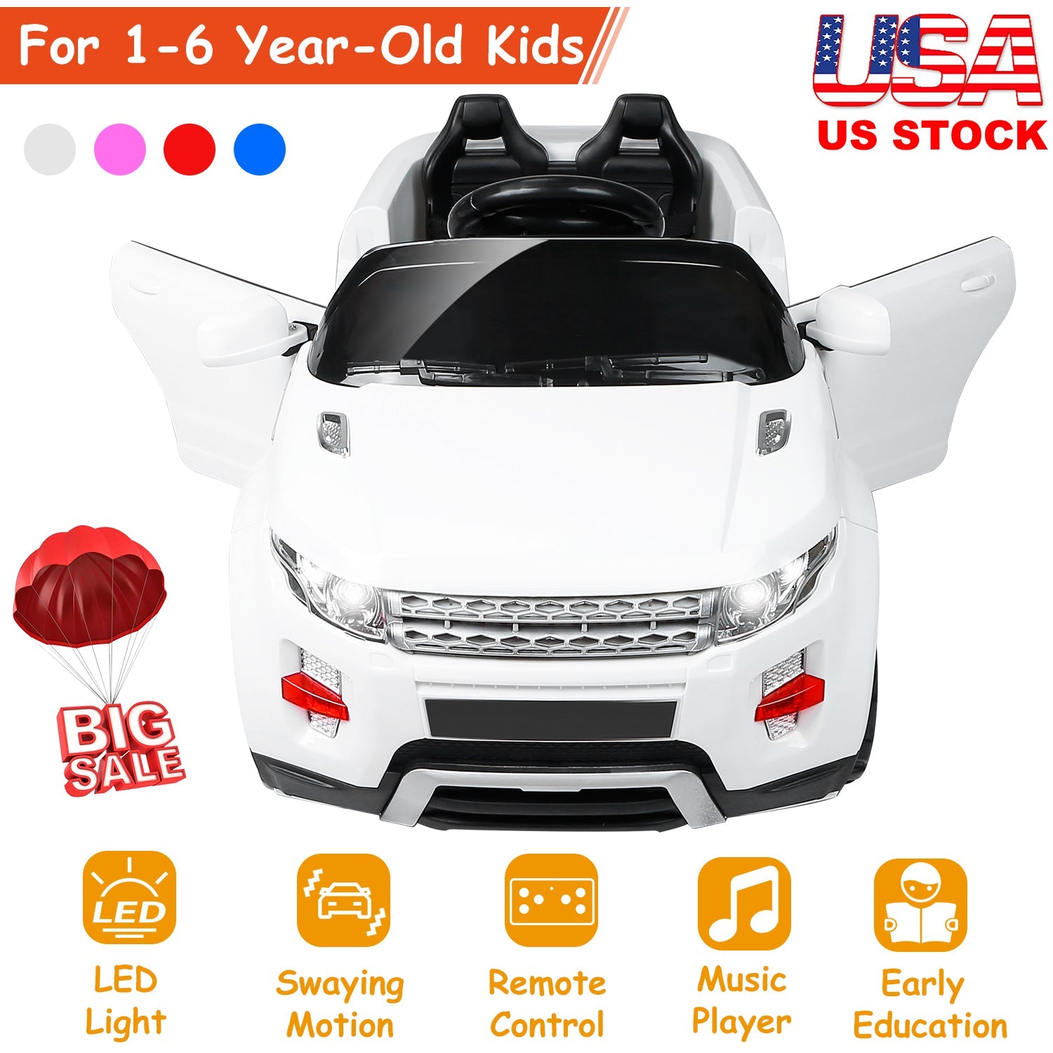 GBruno Electric Kids Ride-On Car