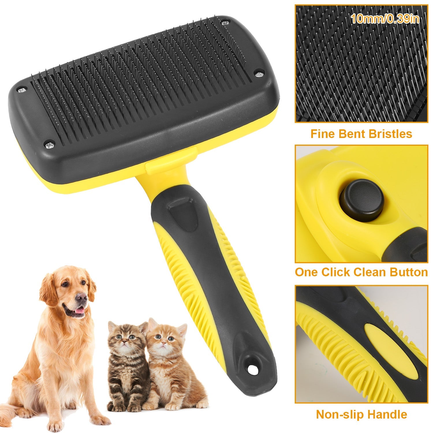 GBruno Self Cleaning Slicker Brush Pets
