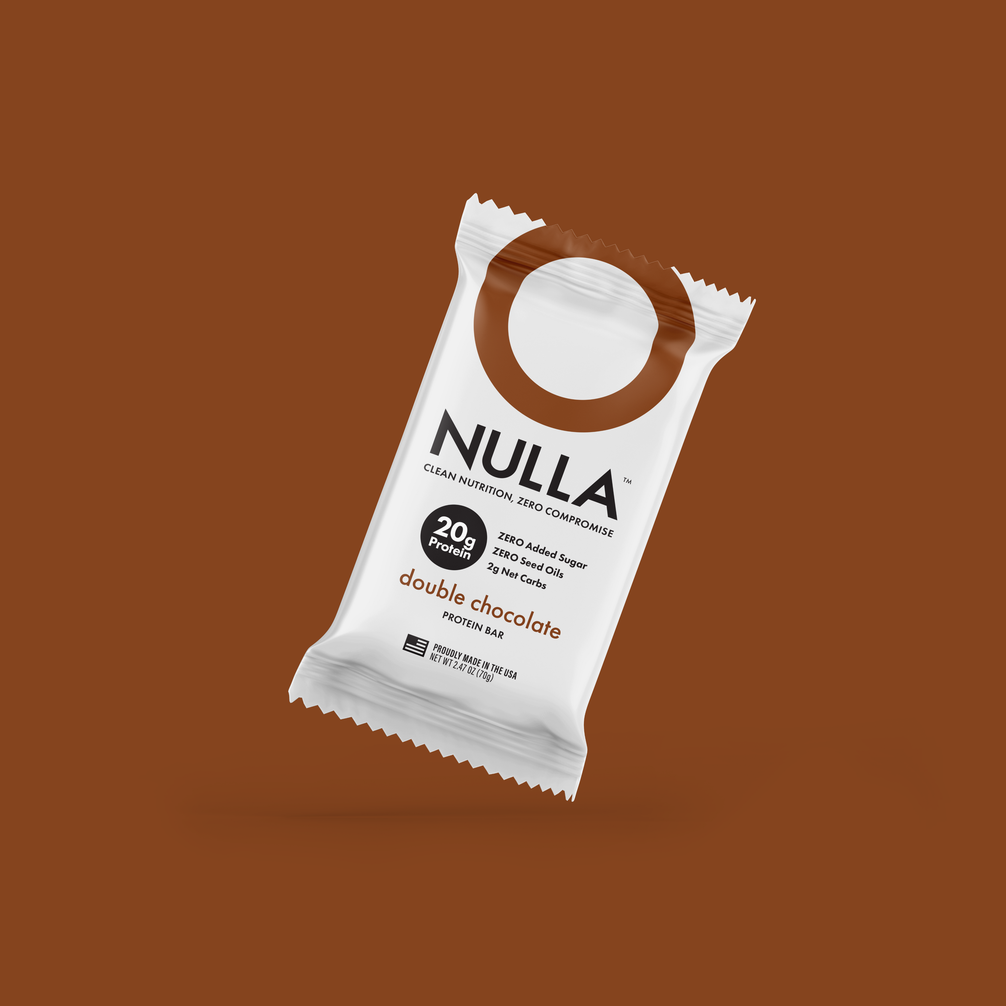 CleanForm Nutrition Nulla Protein Bar - 2 Flavors - Box of 12