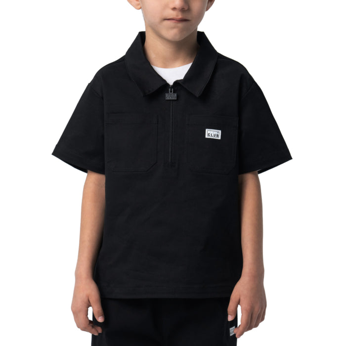 Pro Club Kid's Half-Zip Work Shirt