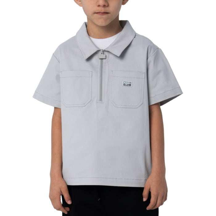 Pro Club Kid's Half-Zip Work Shirt
