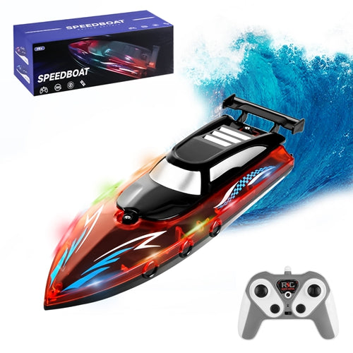 GBruno RC Boat With Colorful LED Light