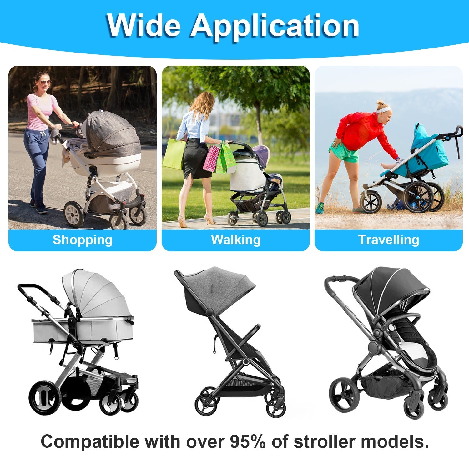 GBruno  2 In 1 Universal Stroller Board