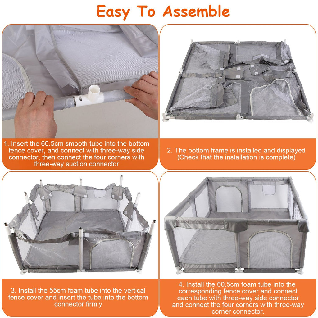 GBruno Baby Play Yard 50x50x24in Infant Play Game