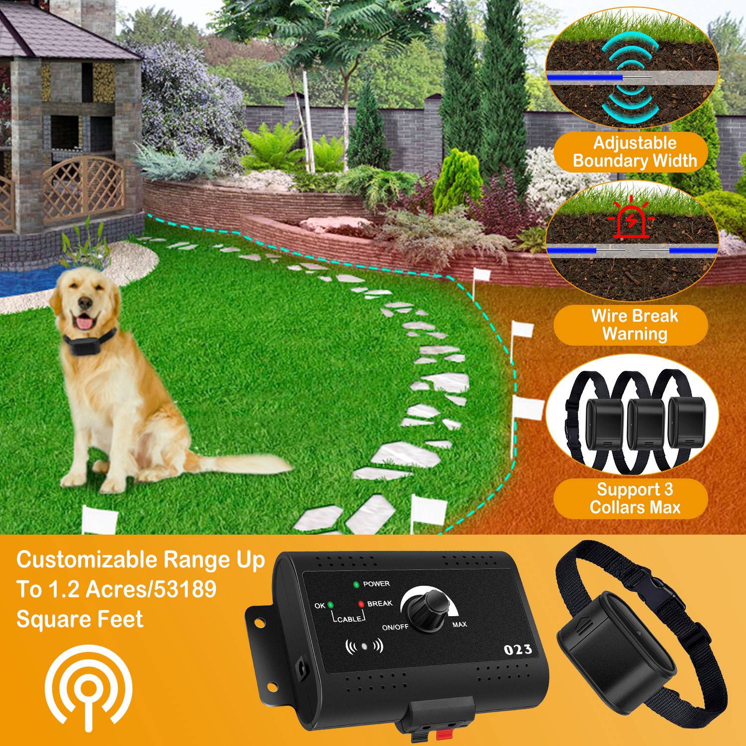GBruno Electric Dog Fence System