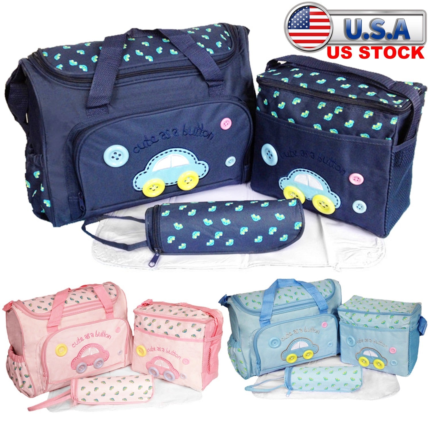 GBruno 4Pcs Diaper Bag