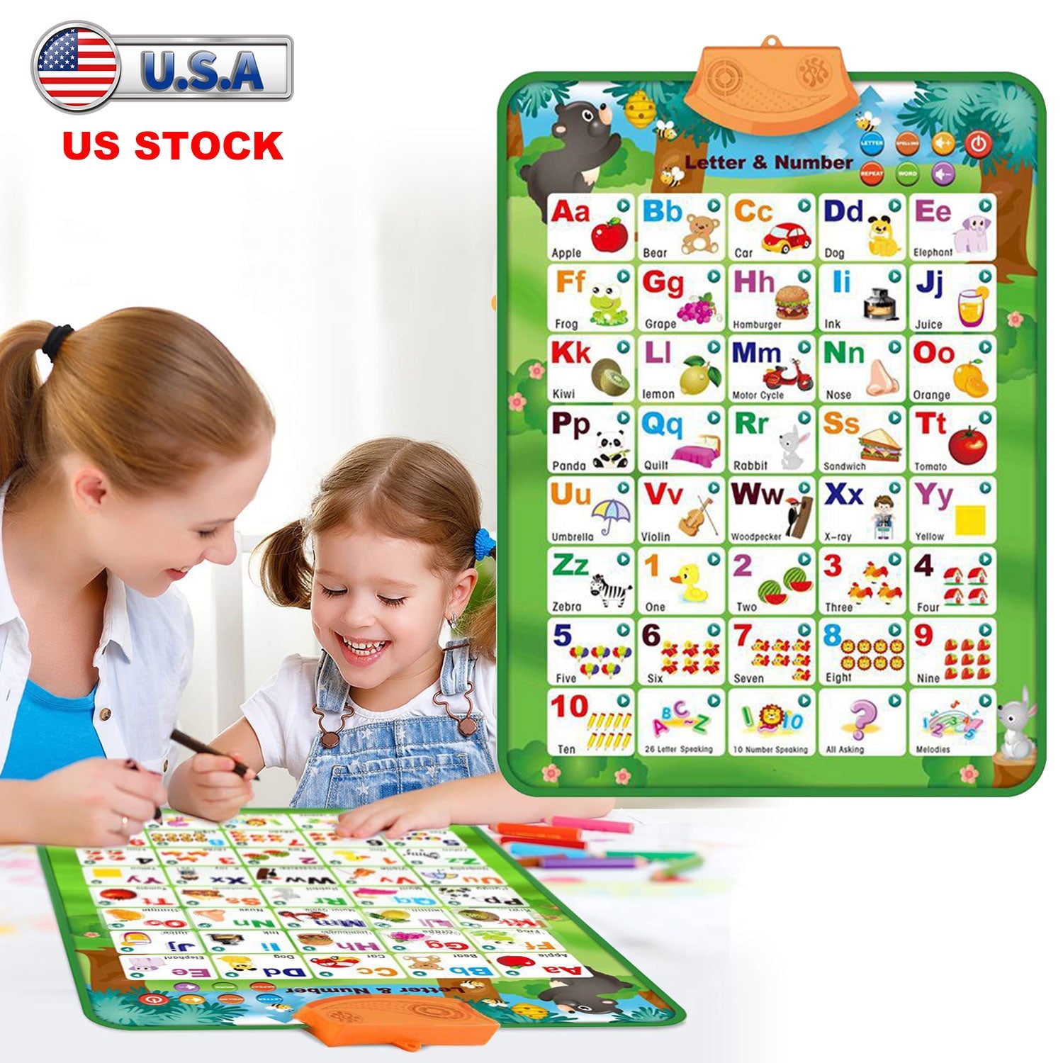 GBruno Electronic Interactive Alphabet Wall