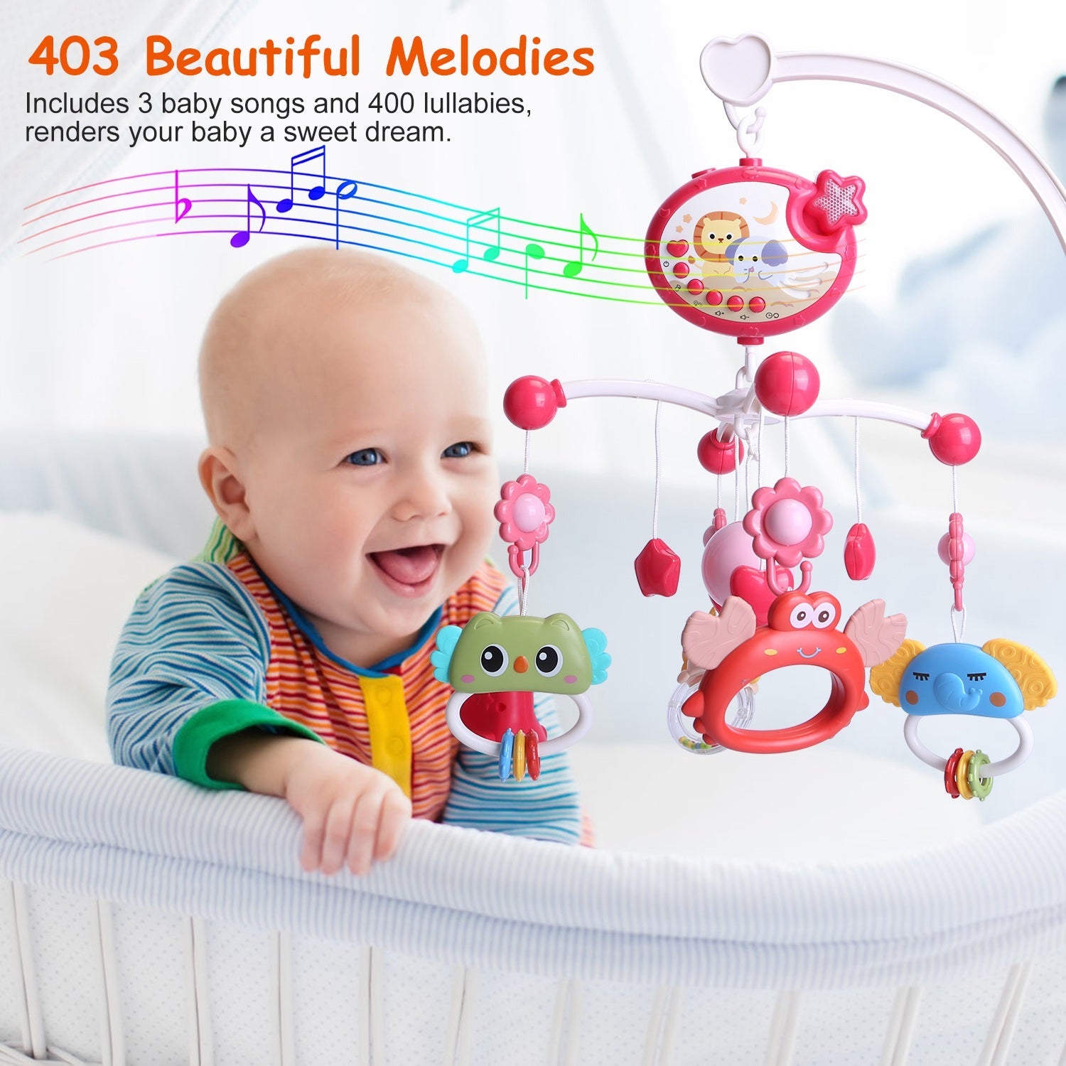GBruno Baby Musical Crib
