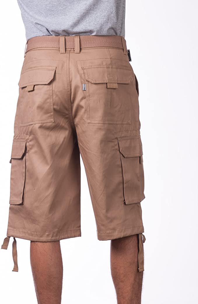 Pro Club Men's Cotton Twill Cargo Shorts