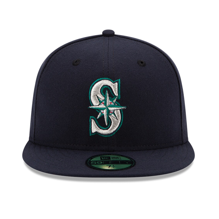 NEW ERA AUTHENTIC COLLECTION SEATTLE MARINERS ON-FIELD FITTED GAME HAT 70360949