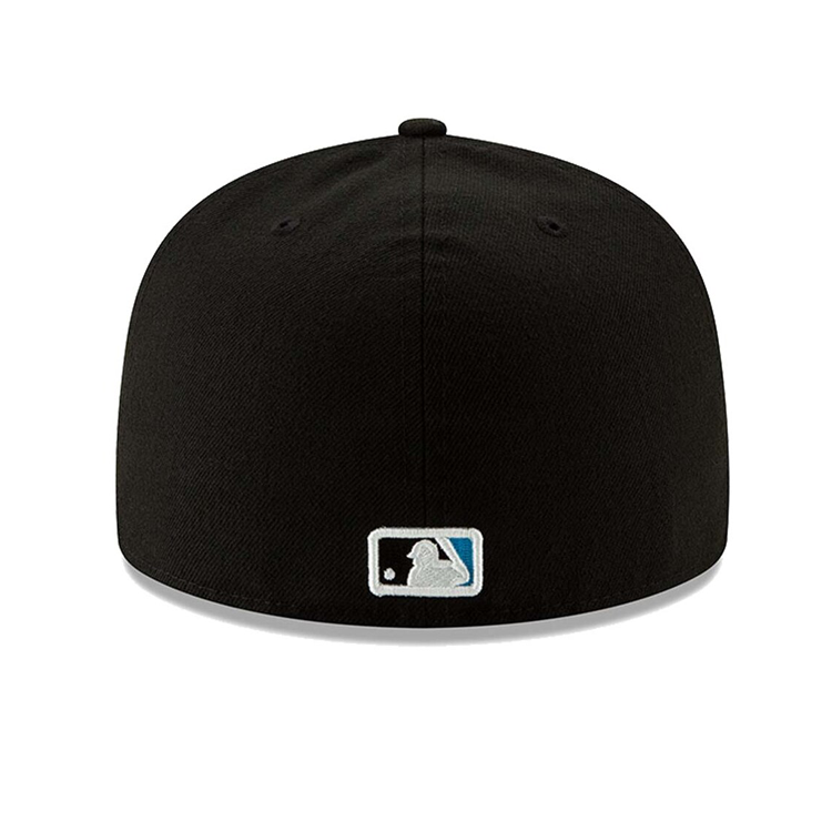 NEW ERA 59FIFTY AUTHENTIC COLLECTION MIAMI MARLINS ON-FIELD GAME HAT - BLACK 70456861