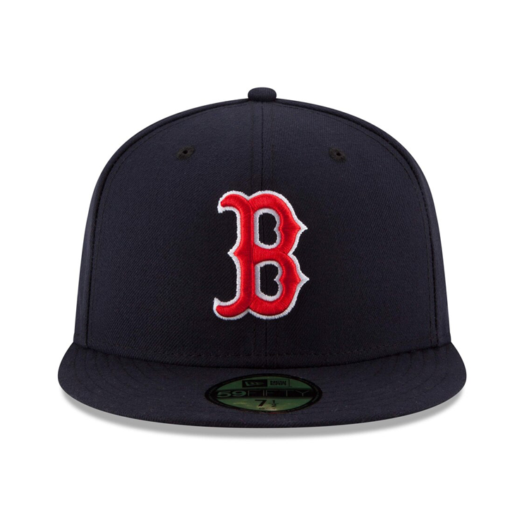 NEW ERA 59FIFTY AUTHENTIC COLLECTION BOSTON RED SOX ON-FIELD GAME HAT - NAVY 70331911