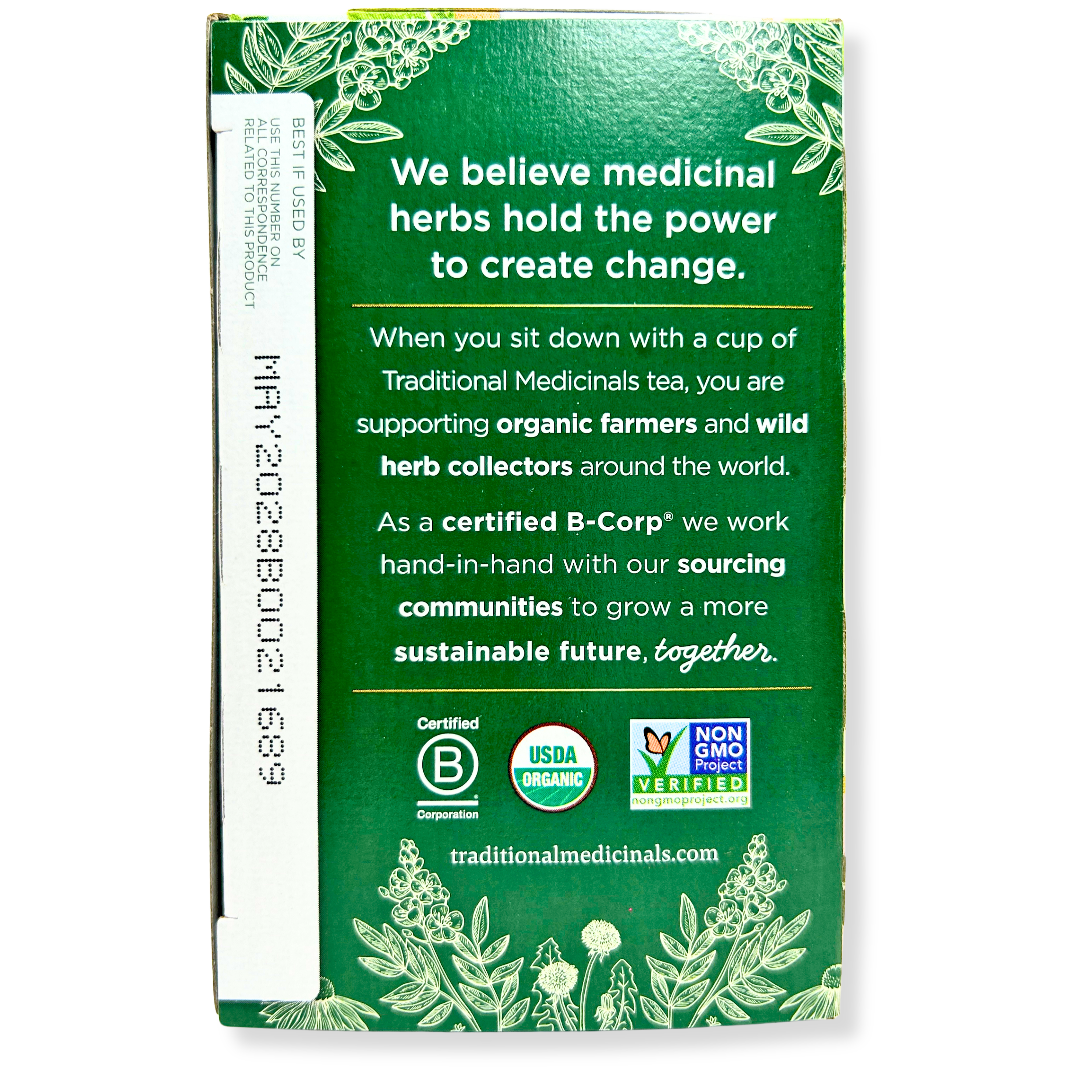 Traditional Medicinals Raspberry Leaf Tea – Women’s Wellness – 16 Bags