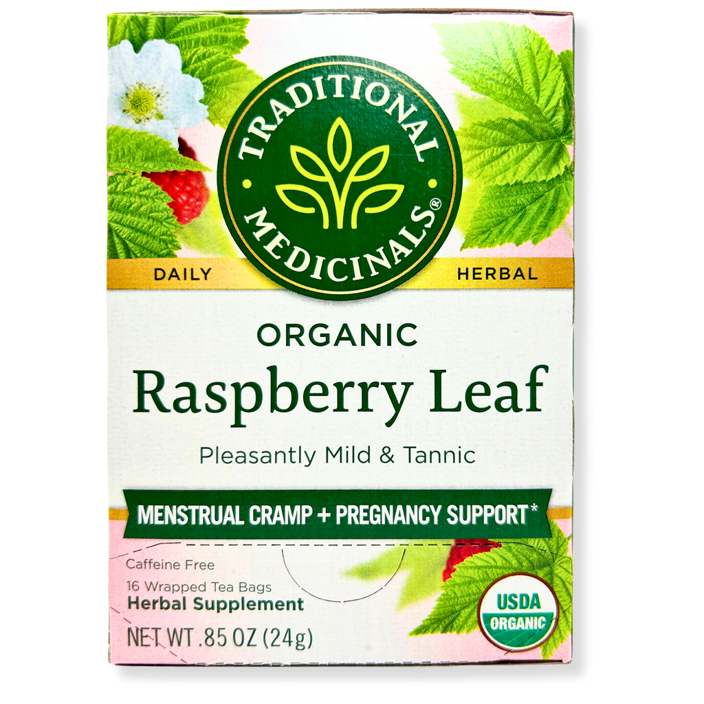 Traditional Medicinals Raspberry Leaf Tea – Women’s Wellness – 16 Bags